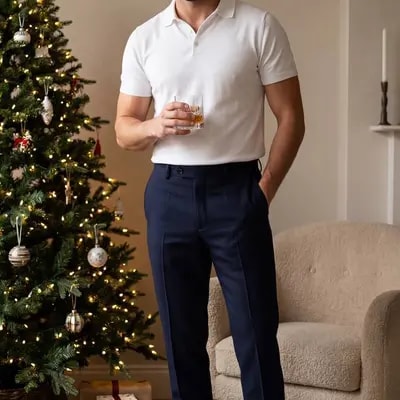 Ultra-realistic editorial portrait of the same man from the reference 