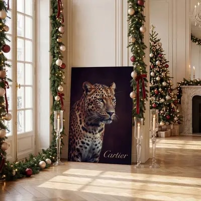 spacious classical interior with floor-to-ceiling windows, flooded wit