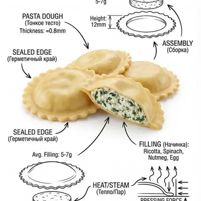 high-quality infographic image of  Круассан combining a realistic phot