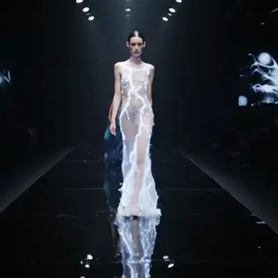 ПРОМПТ. Показ моды тоже можно вполне успешно сгенерировать