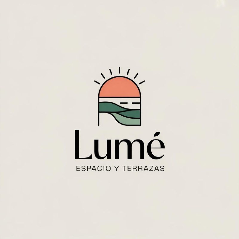 Минималистичный логотип Lumé
