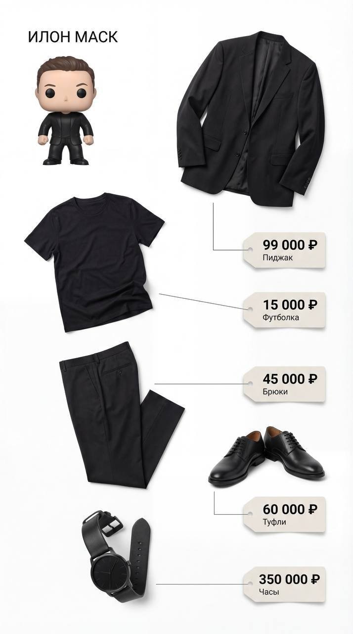 Create a clean minimalist fashion infographic based on a downloaded reference ph