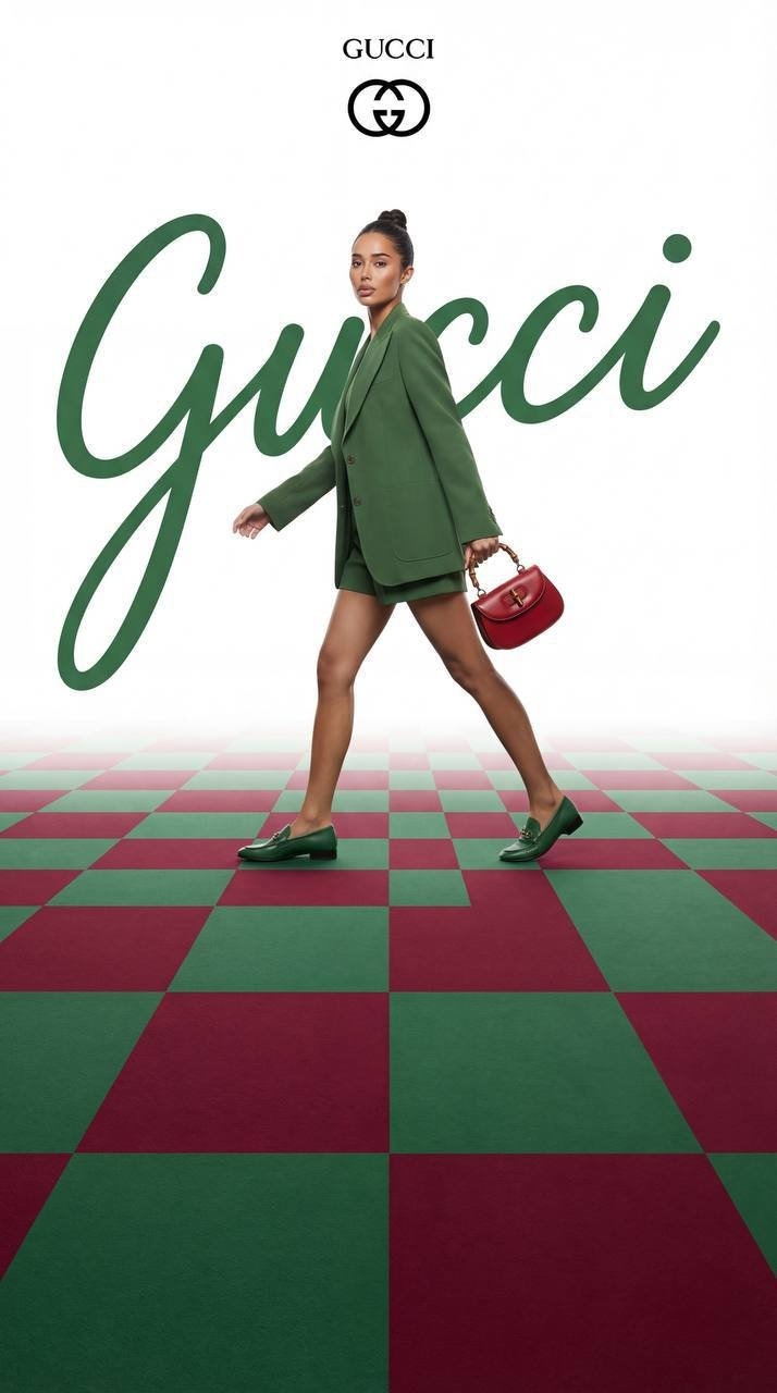 Create an ultra-realistic fashion image for a luxury brand campaignwith integrat