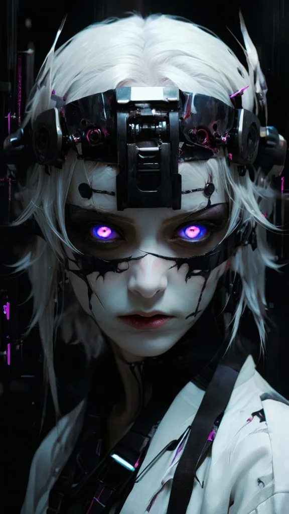 Промпт арт Годжо Сатору из "Дзюдзюцу Кайсен"