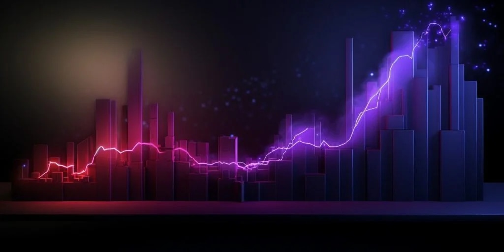 Промпт бизнес графики для визуализации роста показателей