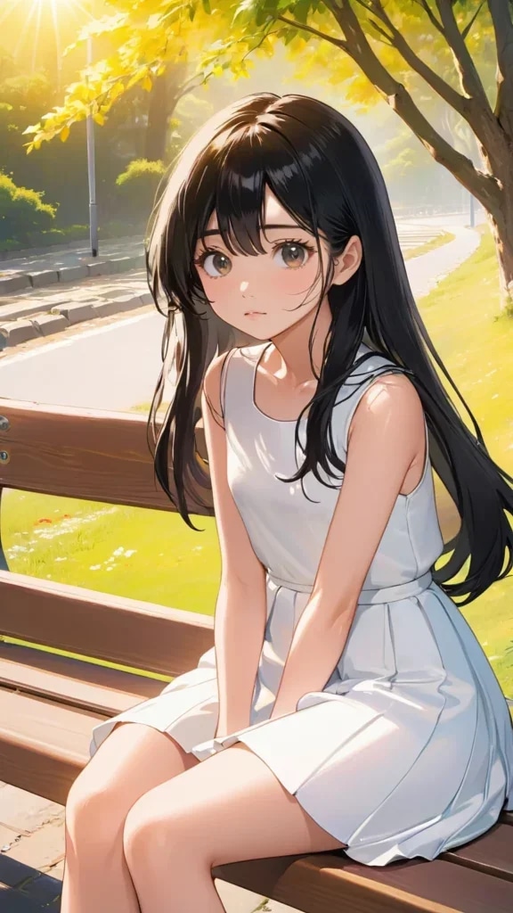 Промпт девушки в стиле аниме