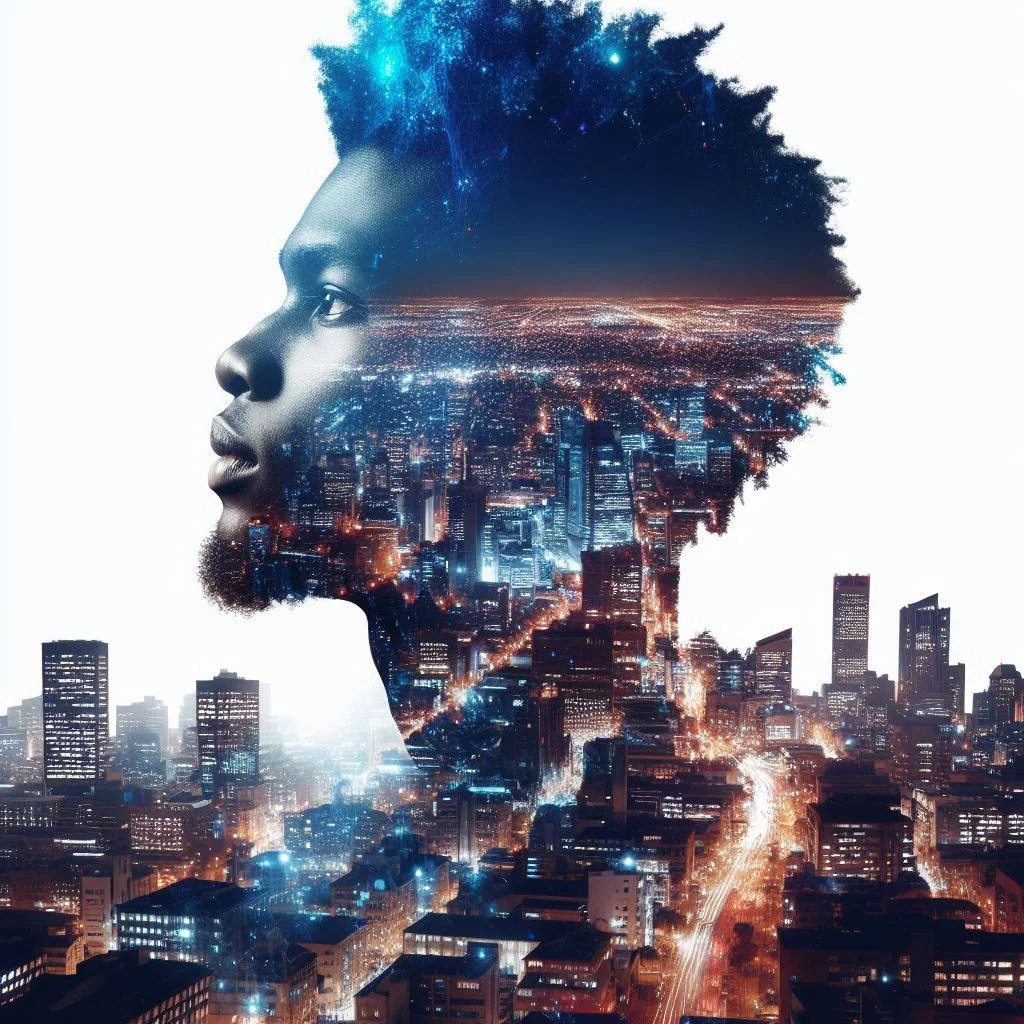 Промпт двойной экспозиции в Midjourney