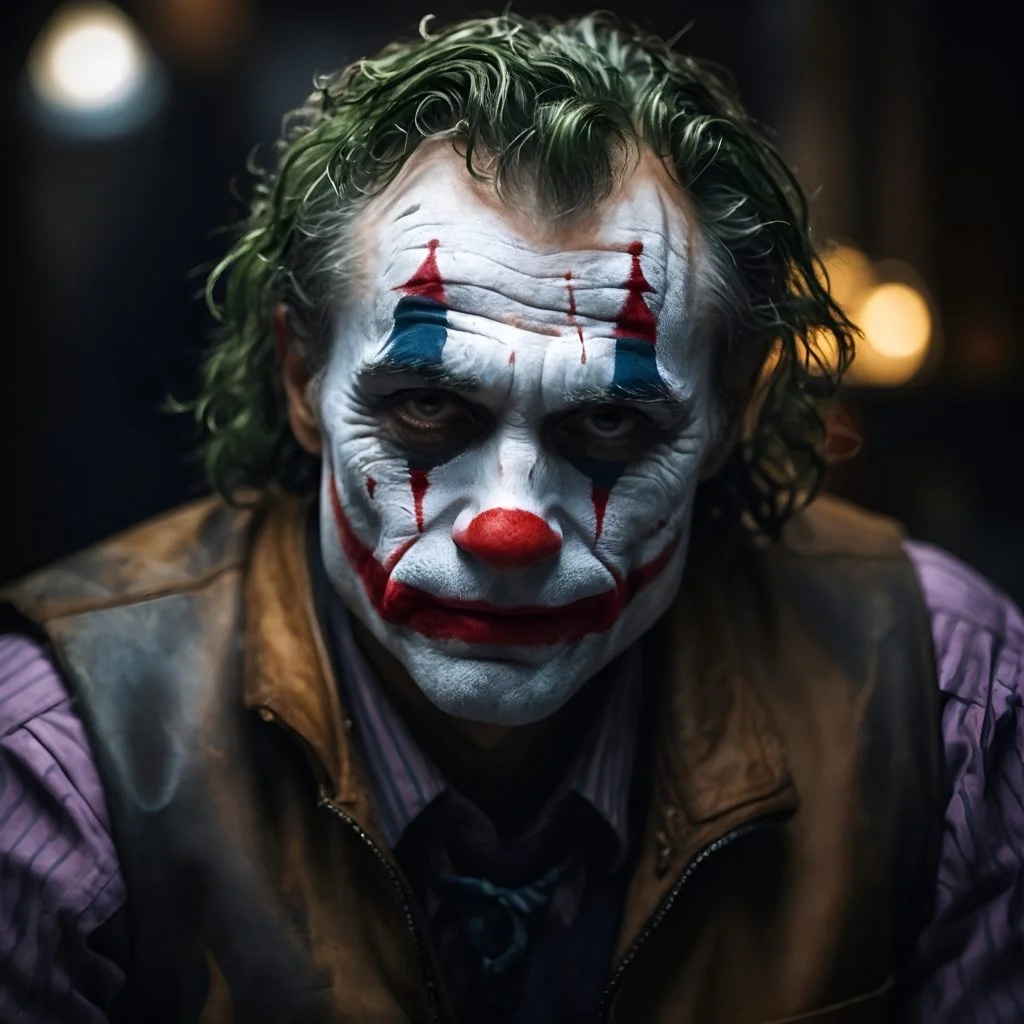 Промпт Джокер, крупный план
