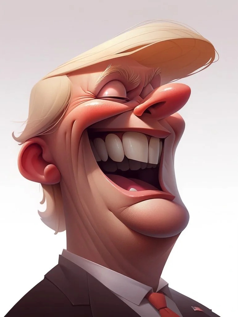 Промпт известные люди в мультяшном стиле