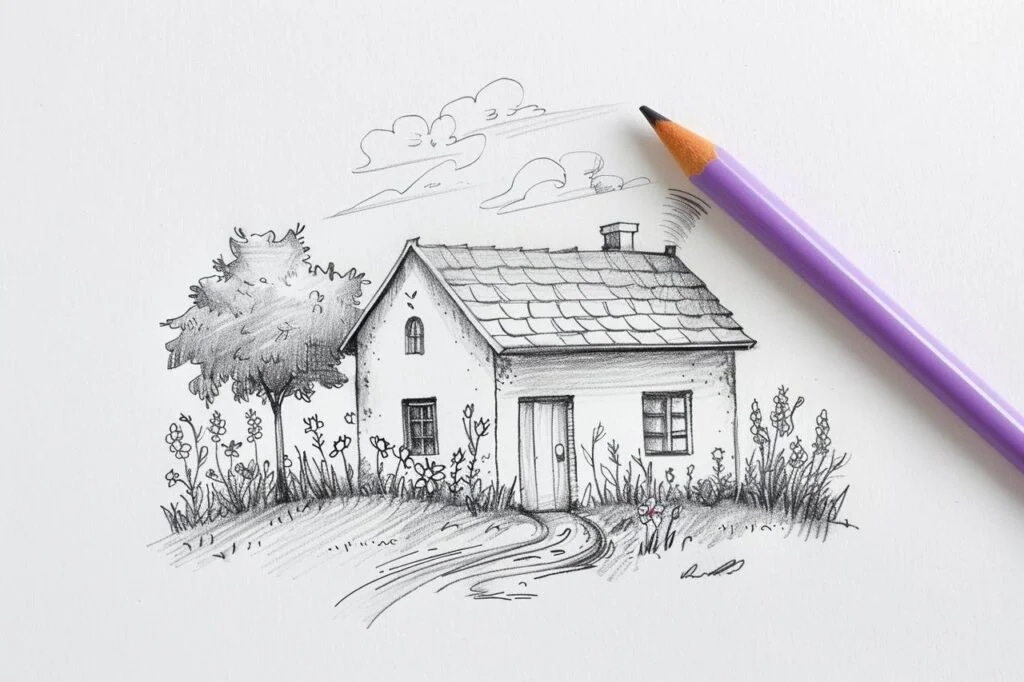 Промпт рисунков карандашом