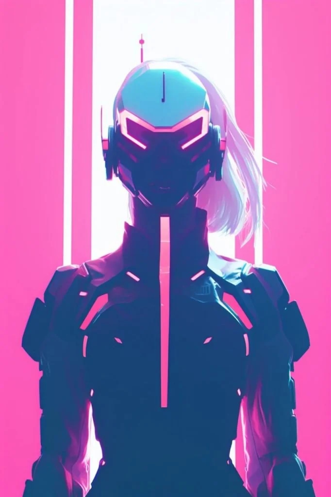 Промт аватарка в стиле киберпанк