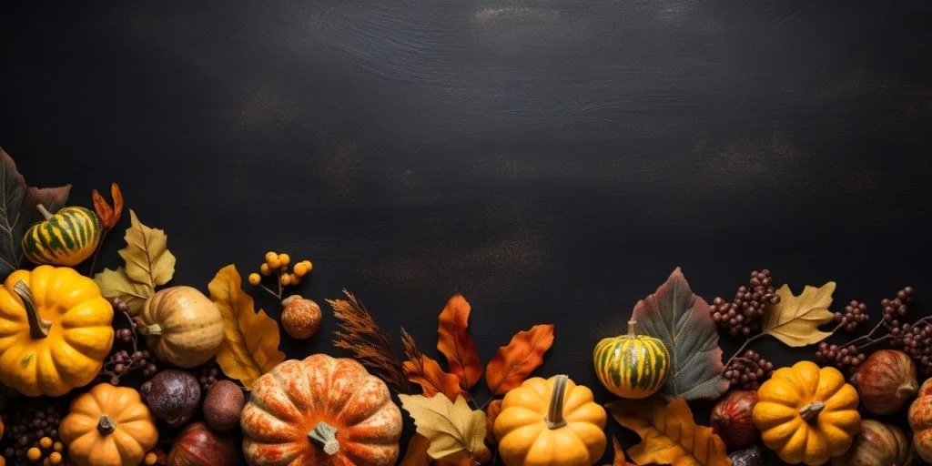 Промт черного фона с различными украшательствами