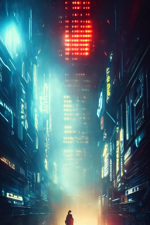portrait art of blade runner 8 k ultra realistic, ...