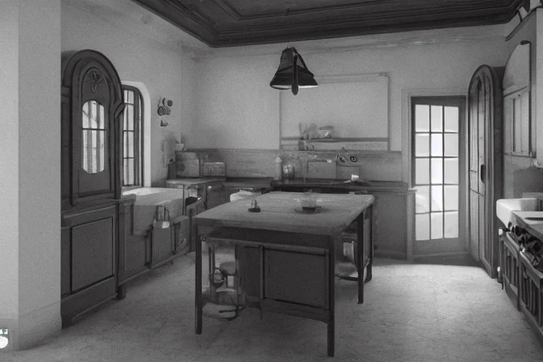 1 9 3 0 s kitchen l : : close shot : : 3 5 mm, rea...