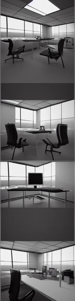 3 d render of a web designer , making designs , fe...