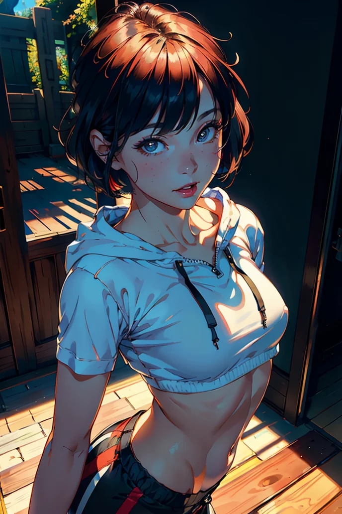 1 girl, beautiful Korean girl, (Cute Loose Bob hai...