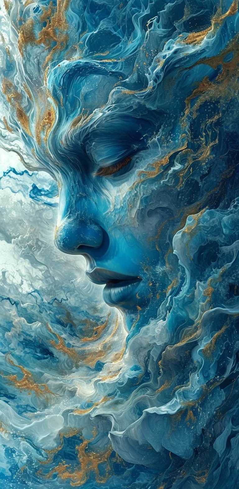 photo illustration from a world in the clouds, in ...