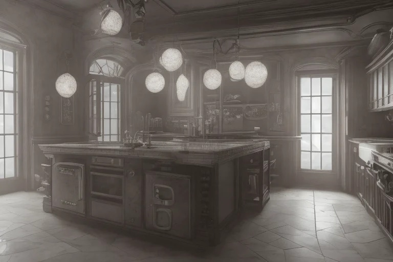 1 9 3 0 s kitchen l : : close shot : : 3 5 mm, rea...