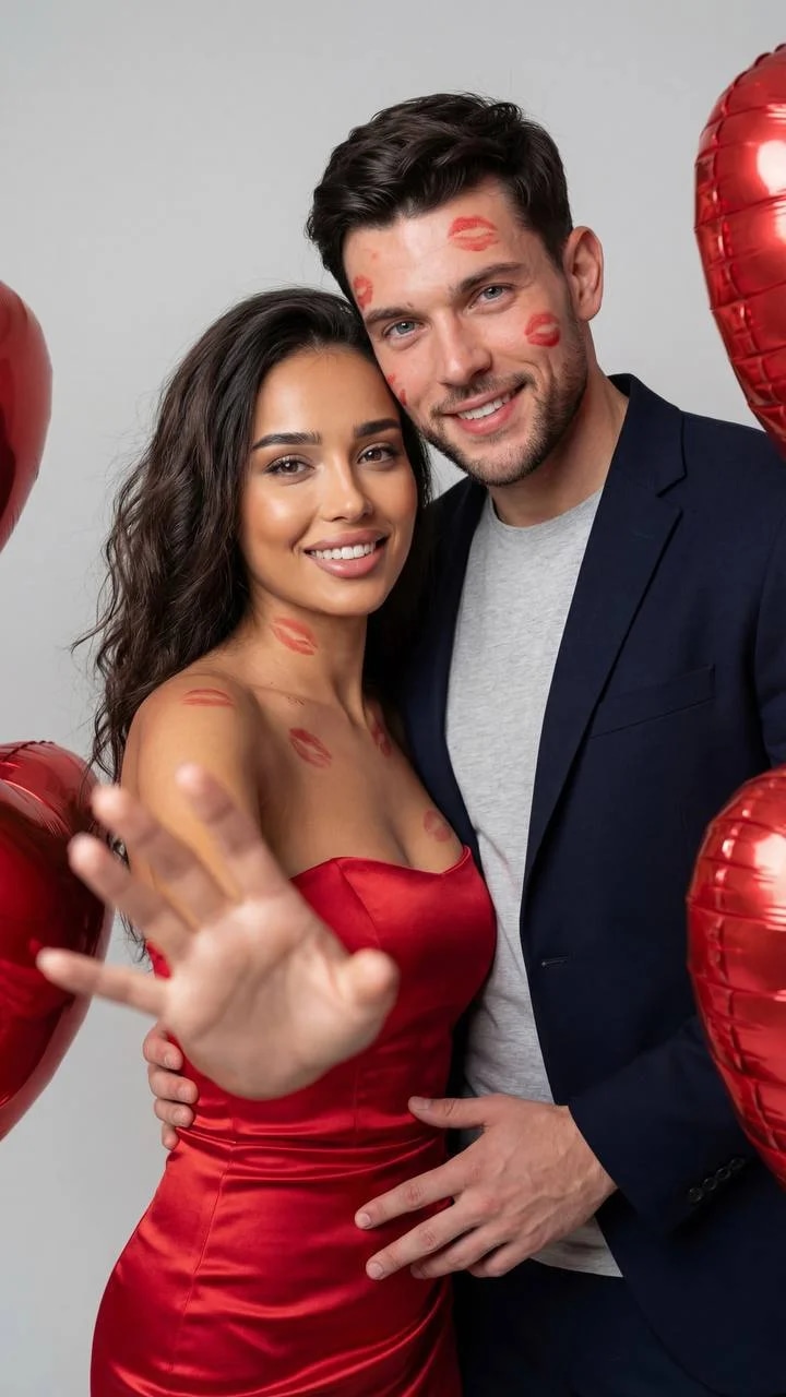 Use the provided photo reference. Strictly preserve faces, physique, f