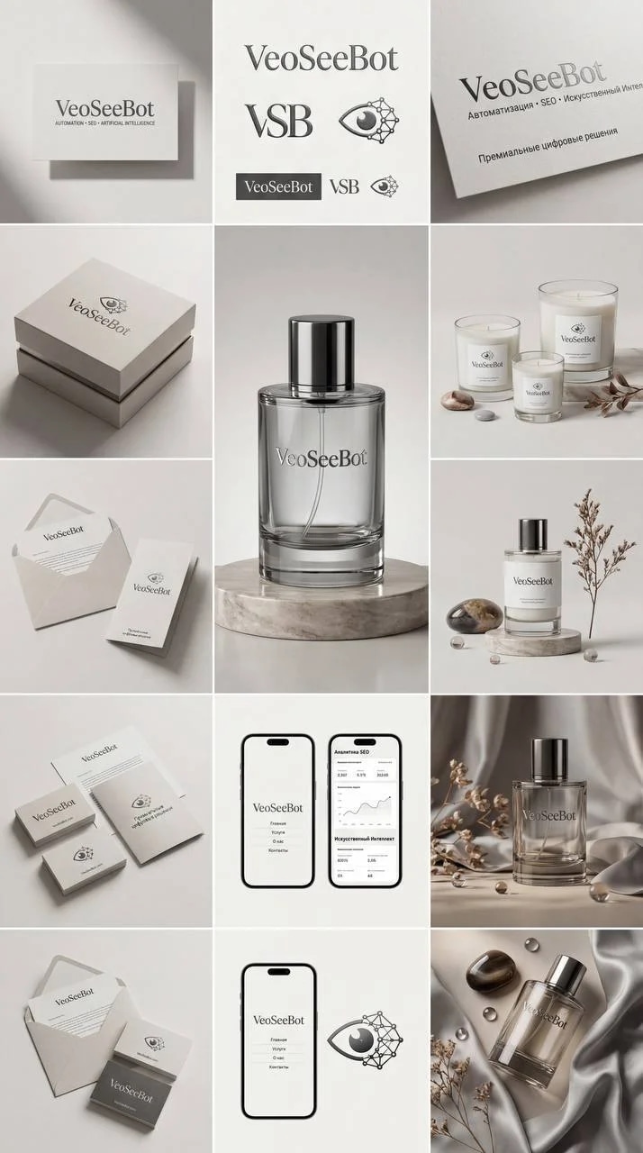 premium brand identity for a modern coffee shop in a 3×3 square grid f