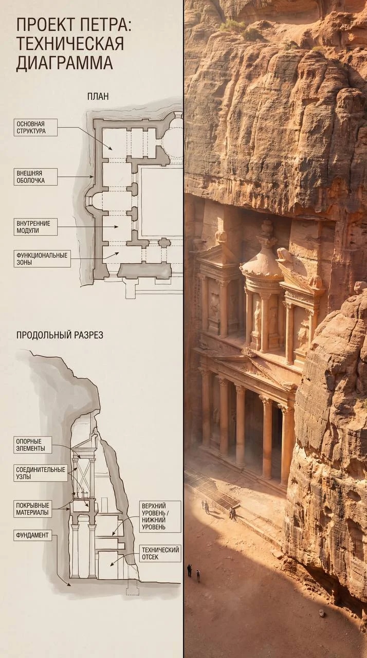 The divided composition, the left and right halves of the image are cl