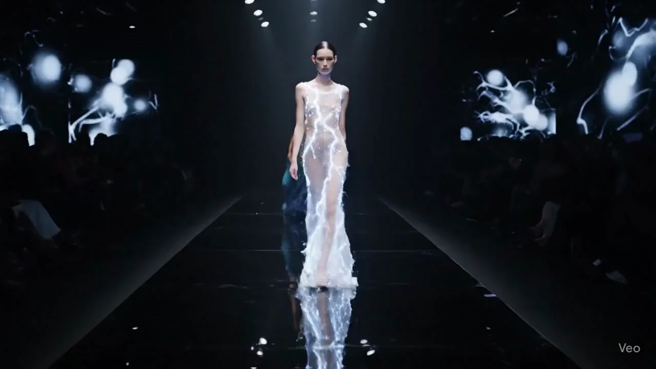 ПРОМПТ. Показ моды тоже можно вполне успешно сгенерировать