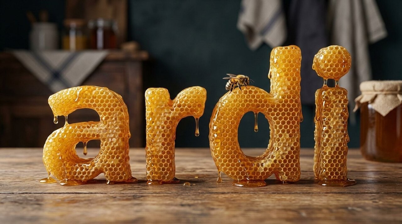 ✏ 8k ultra-high definition, letters as sculptures, "ardi" l