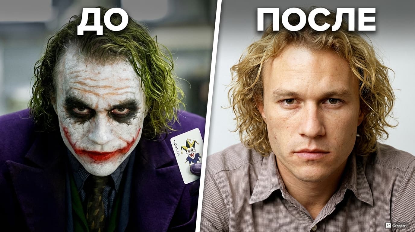 Удаление грима и косметики с сохранением черт лица