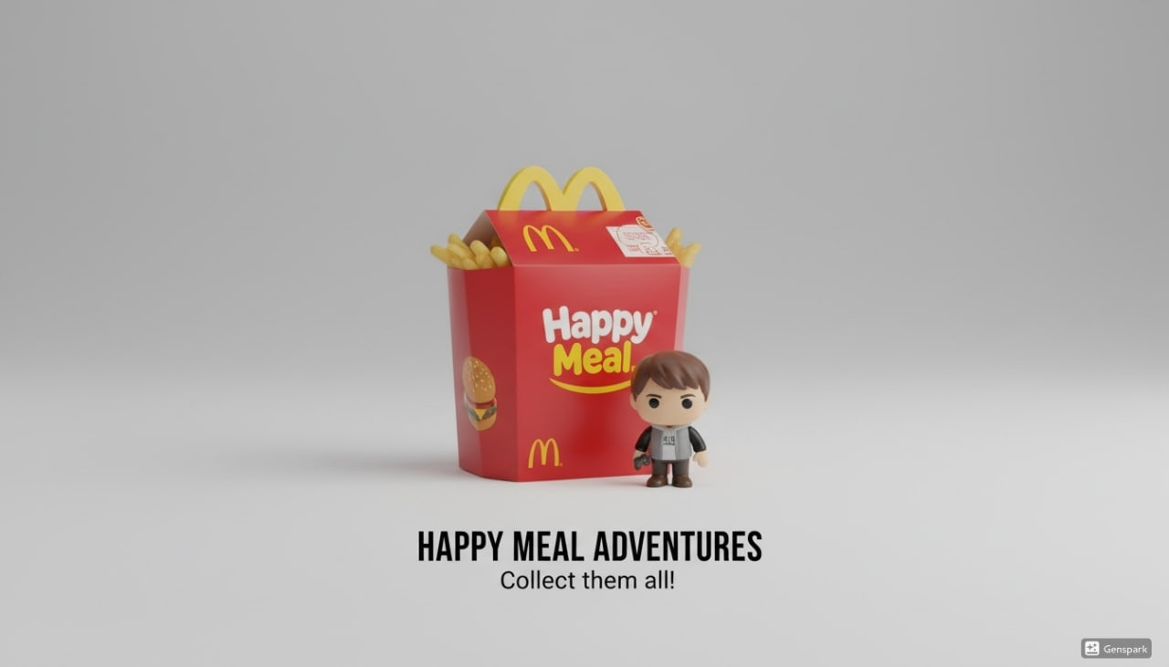 Коробка Happy Meal с персональной фигуркой