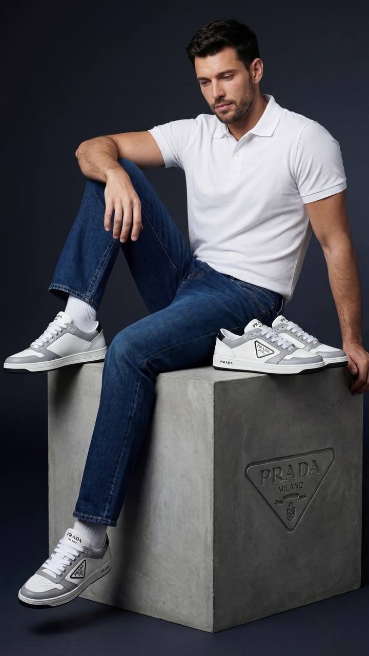 The model is strictly from the photo reference. Keep the physique, proportions,