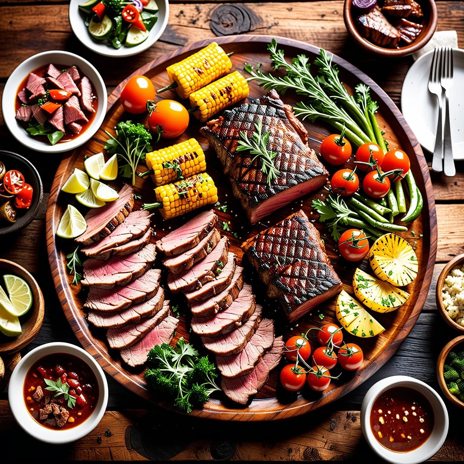 Аргентинское мясное ассорти асадо