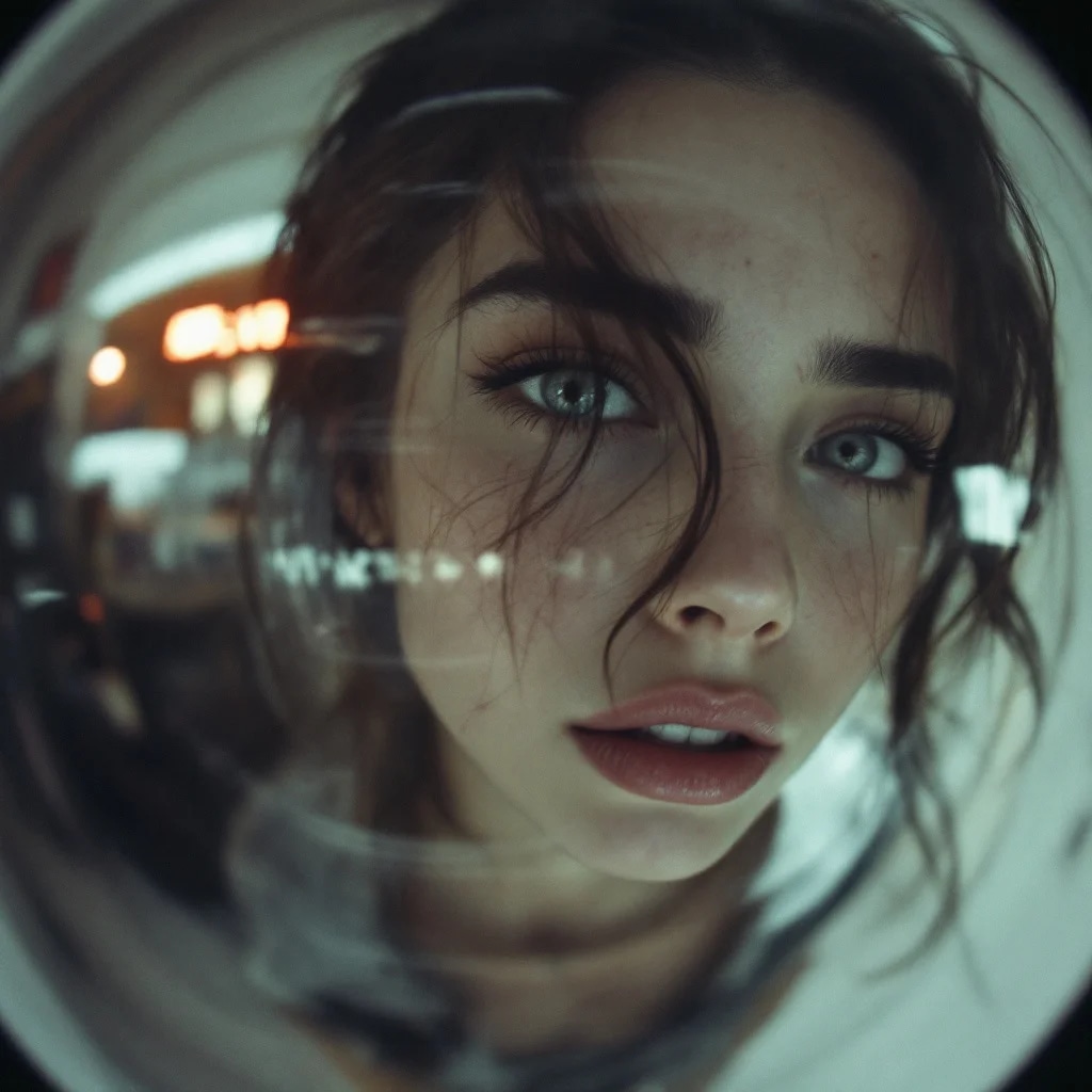 RPG, Style: MACRO, a low-quality CCTV camera with ...