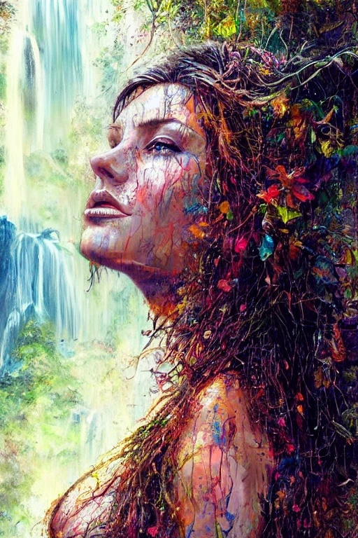 full-length portrait of gorgeous goddess| (standin...